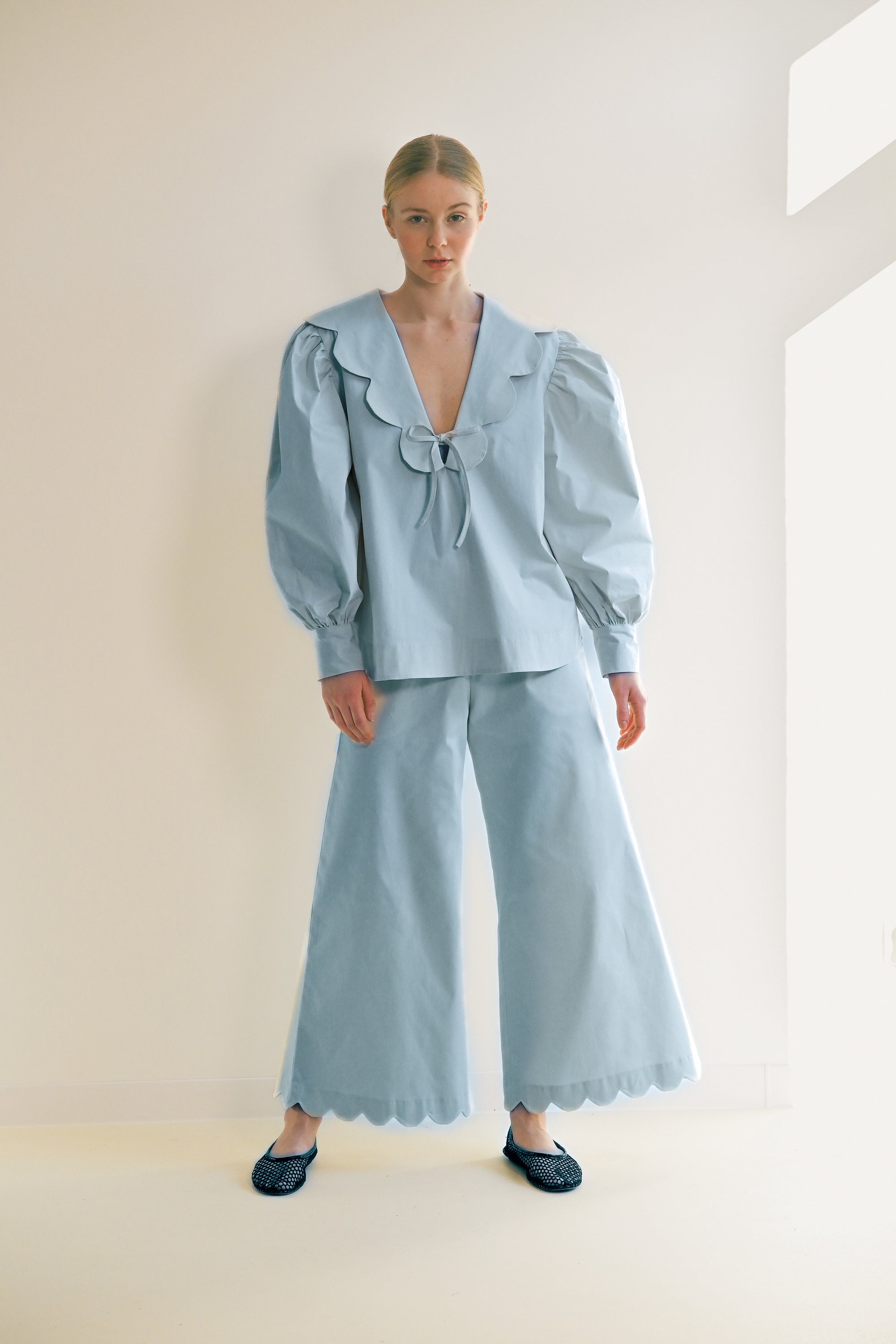 Agnes Koszula Baby Blue