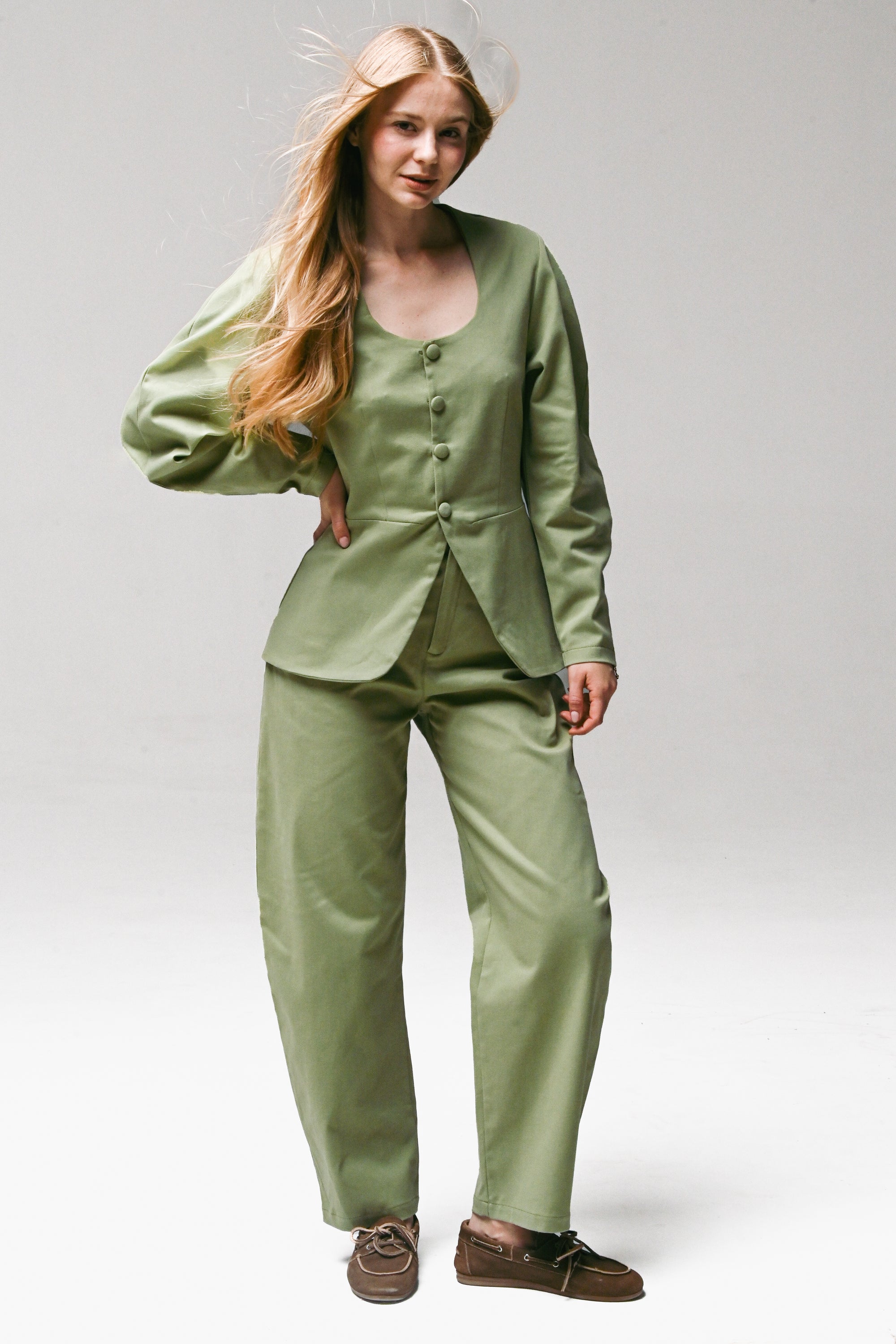 Spodnie Romeo Green