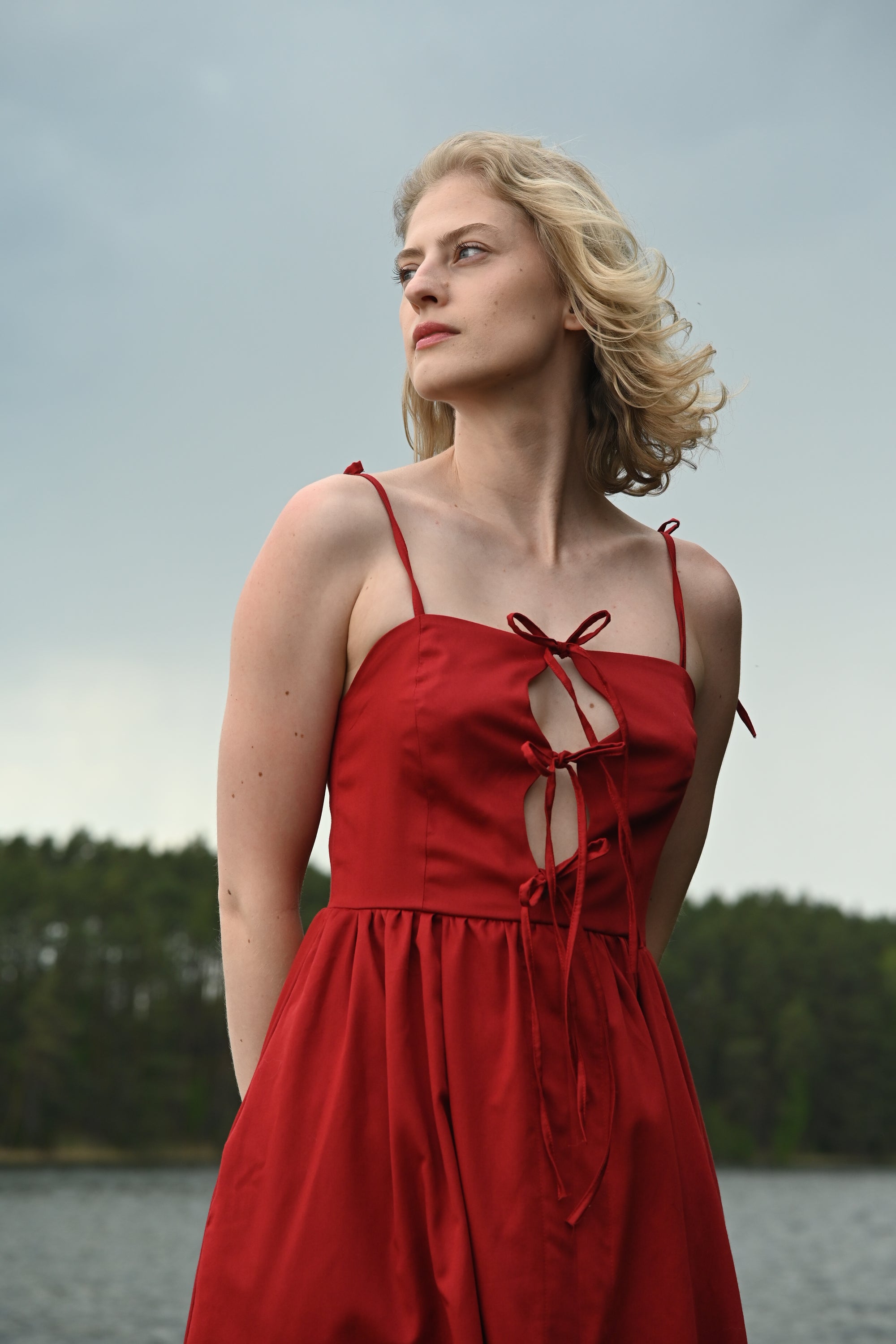 Lumi Sukienka Red
