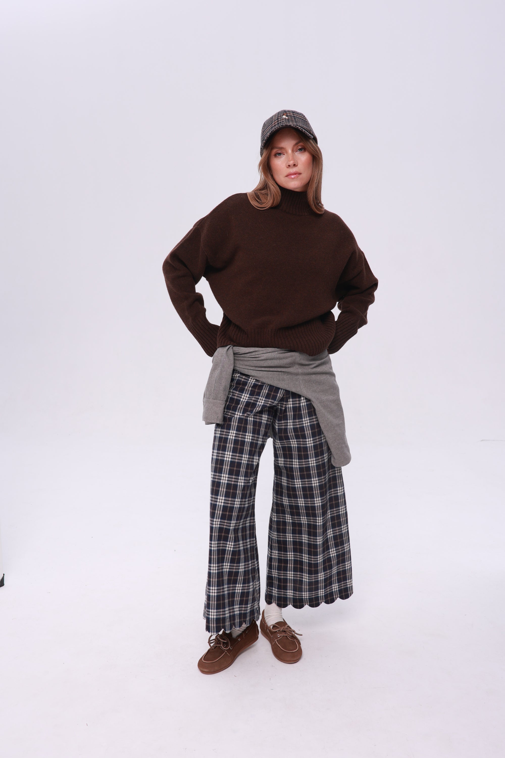 Sweter Wełniany Dolan Chocolate