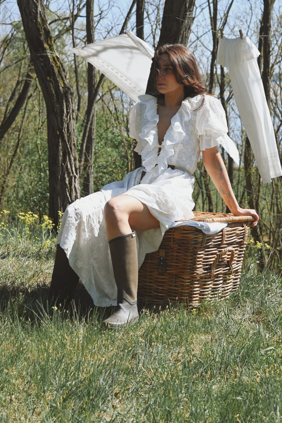 Greila Sukienka White